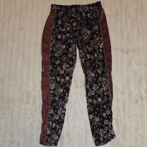 BeBop Black Floral Pants